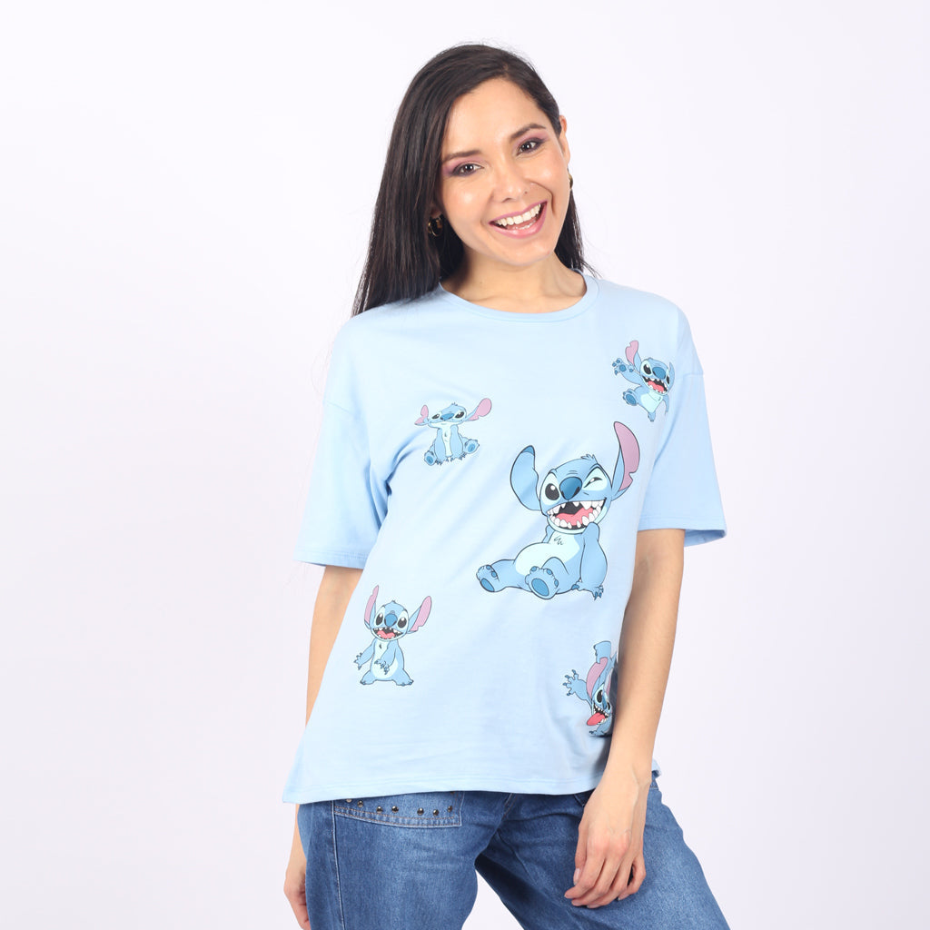 Polo Lilo Y Stitch Manga Corta Mujer - 2x S/65.00 y 3x S/90.00
