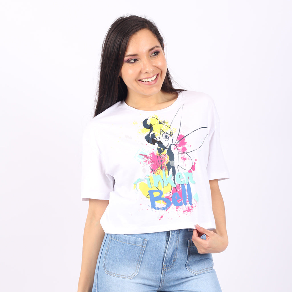Polo Tinker Bell Manga Corta Mujer