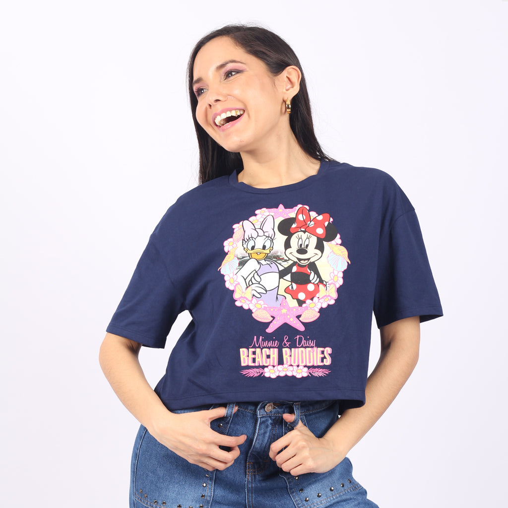 Polo Minnie Mouse Manga Corta Mujer - 2x S/60.00