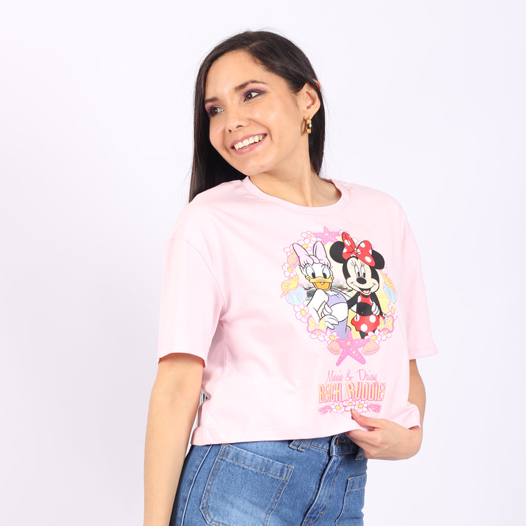 Polo Minnie Mouse Manga Corta Mujer - 2x S/60.00