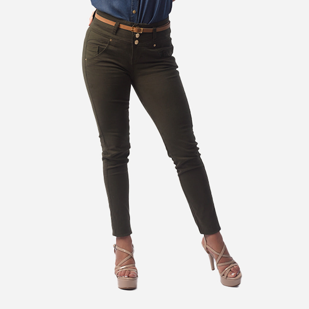 Pantalón H Club Drill Strech Mujer