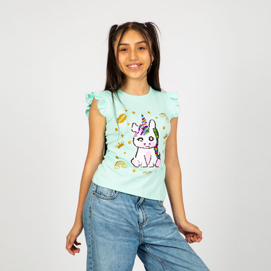 Polo Zaraith Manga Cero Niña