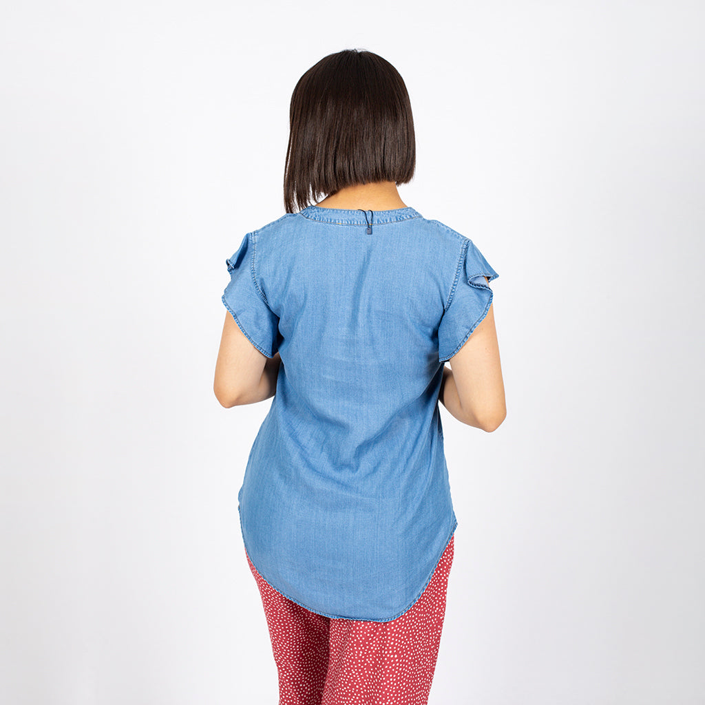 Blusa Ethiopia Manga Corta Mujer