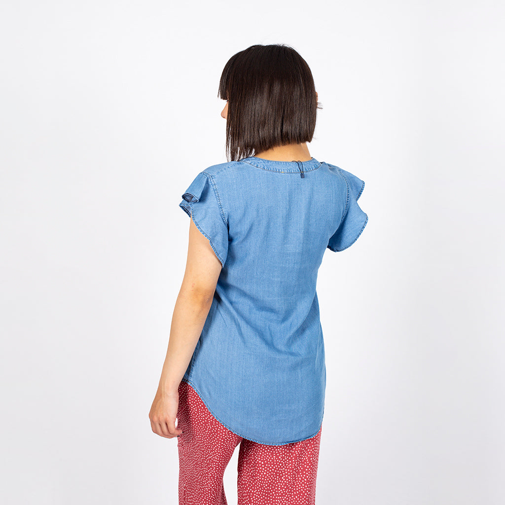Blusa Ethiopia Manga Corta Mujer