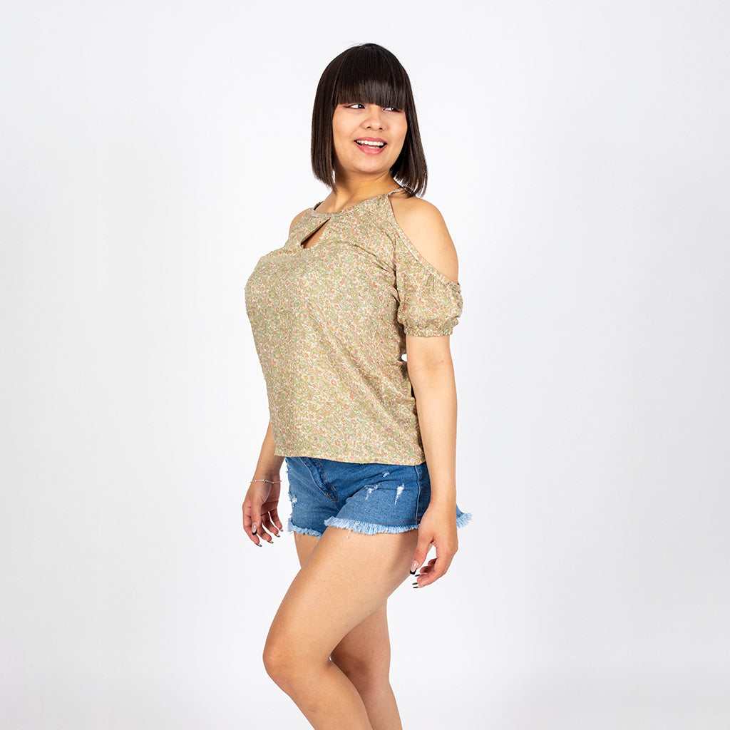 Blusa Ethiopia Manga Corta Mujer