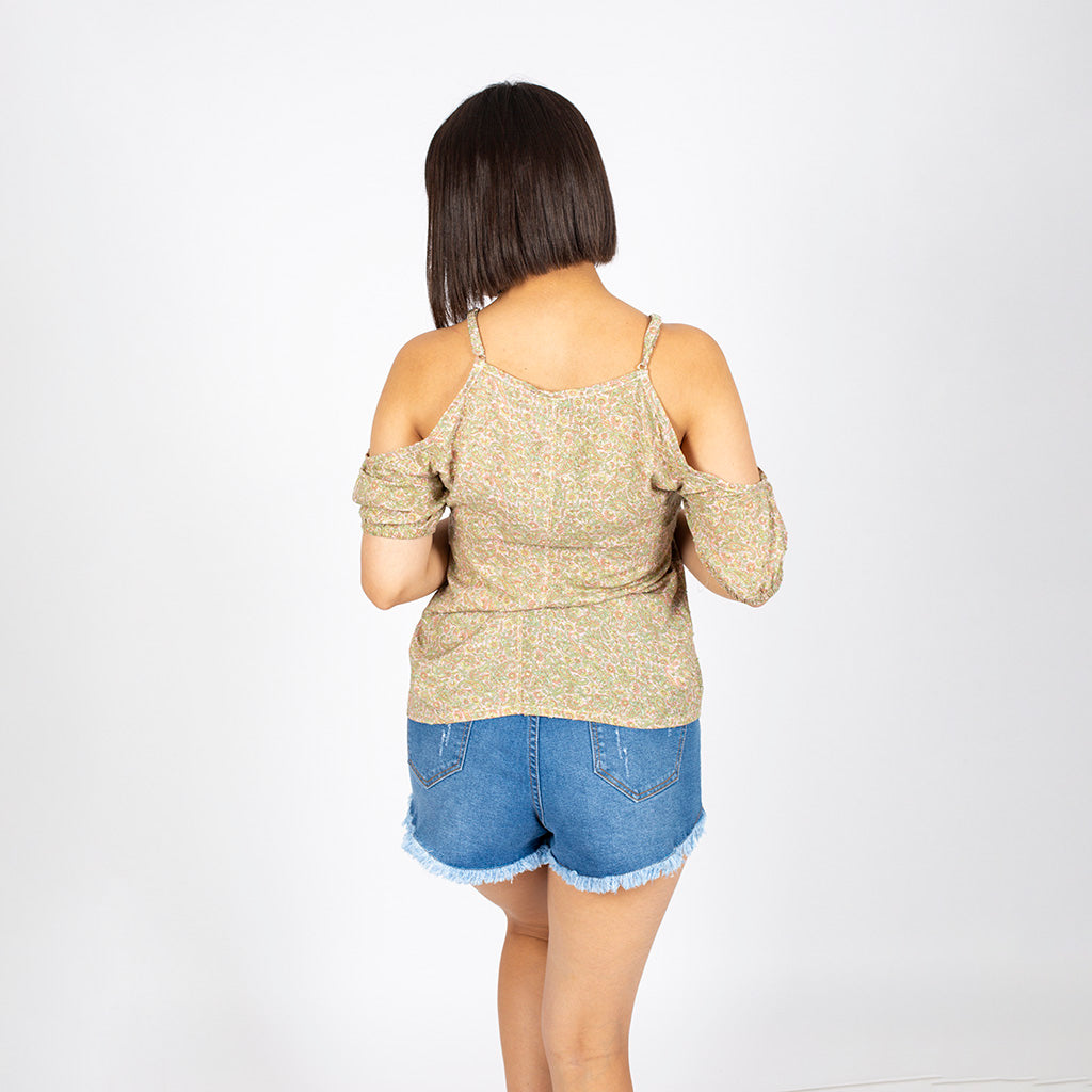 Blusa Ethiopia Manga Corta Mujer