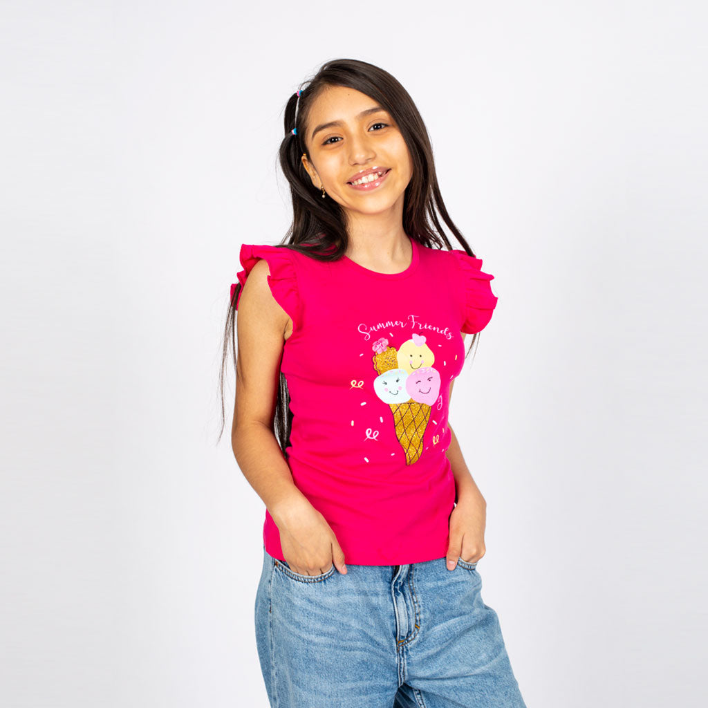 Polo Zaraith Manga Cero Niña