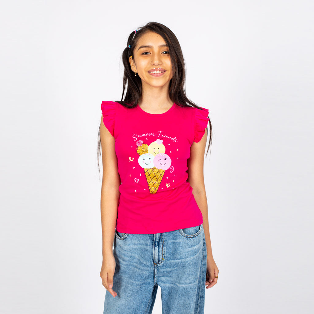 Polo Zaraith Manga Cero Niña