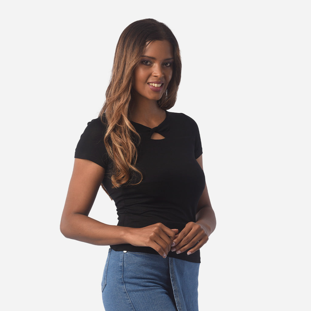Polo Ethiopia Viscosa Manga Corta Mujer