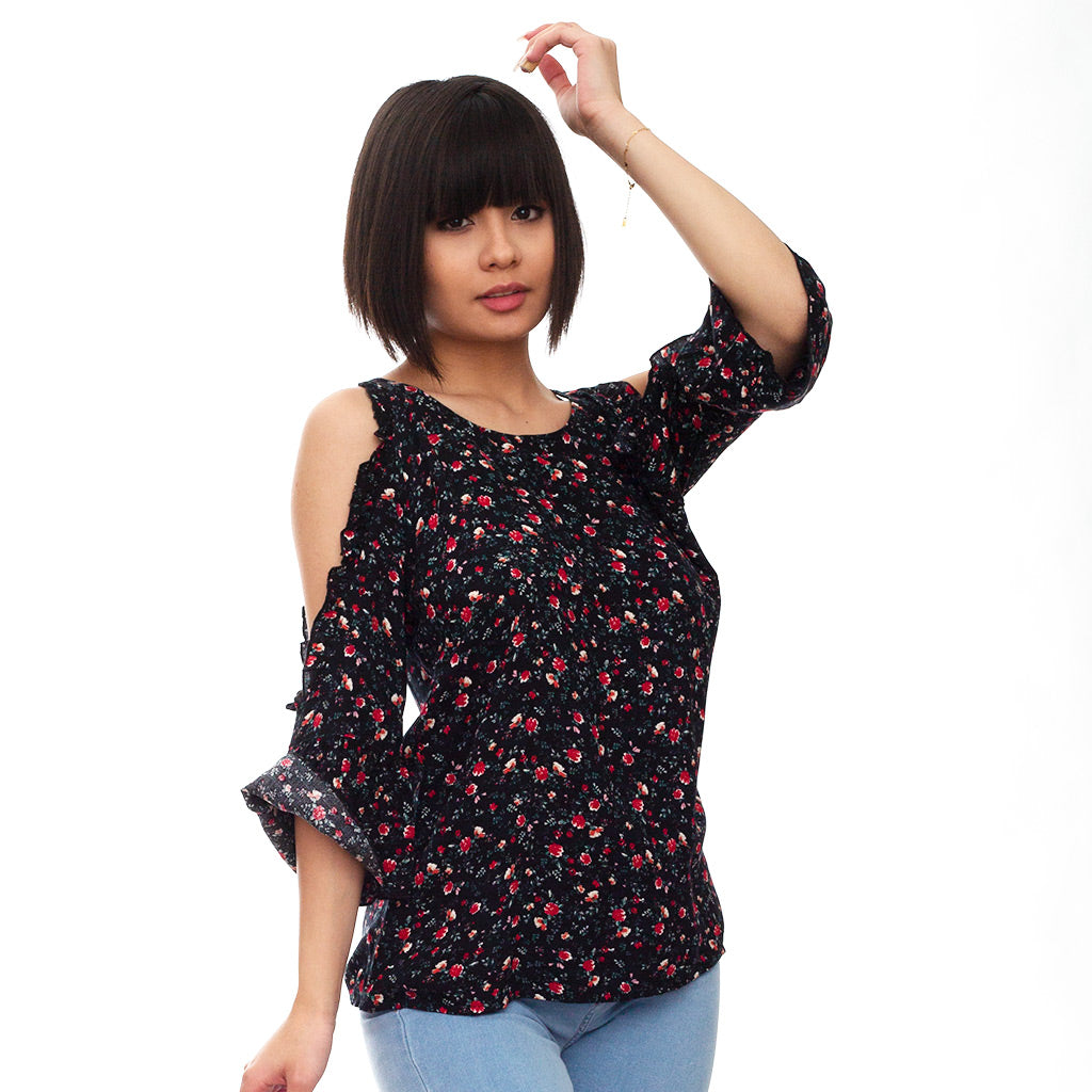 Blusa Ethiopia Manga 3/4 Mujer