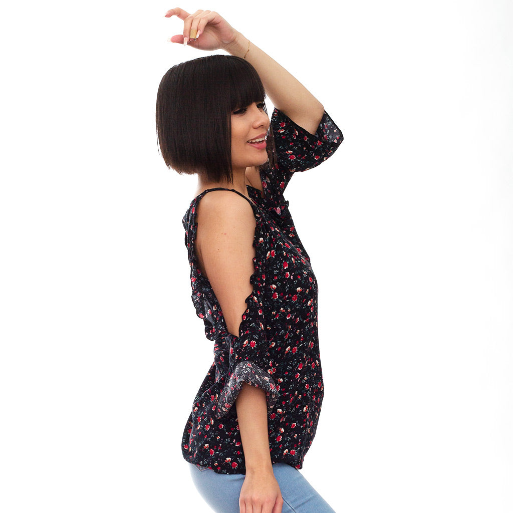 Blusa Ethiopia Manga 3/4 Mujer