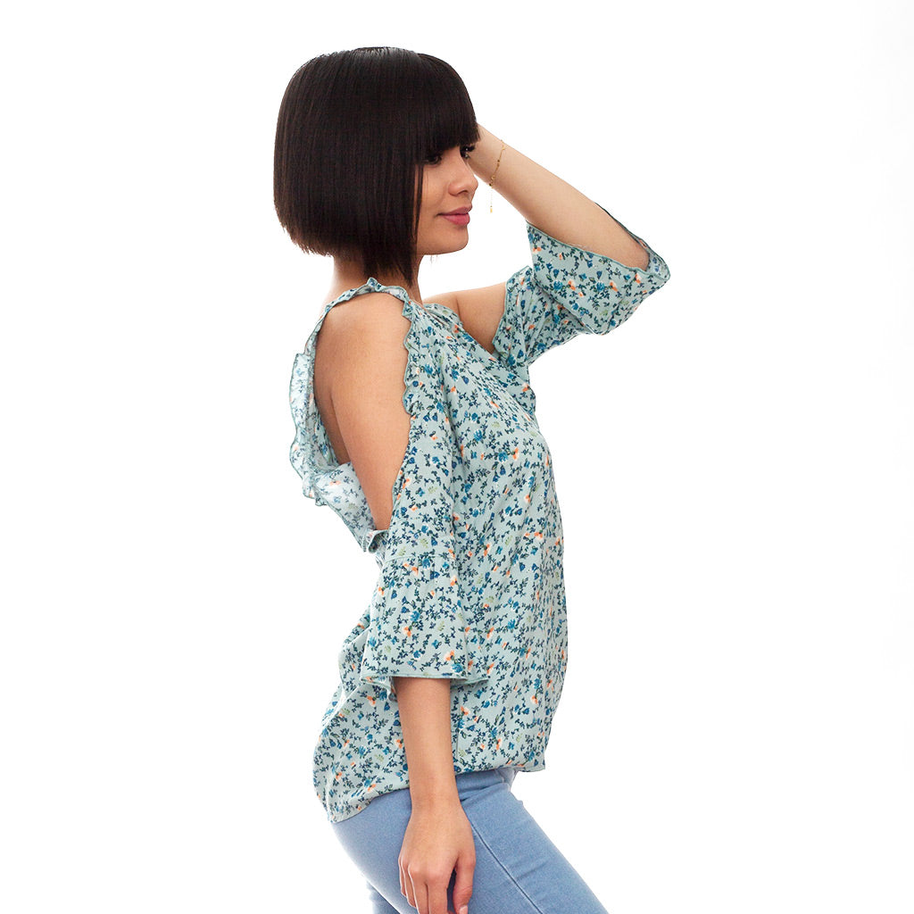 Blusa Ethiopia Manga 3/4 Mujer