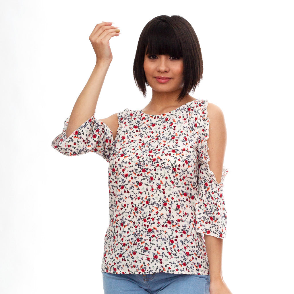 Blusa Ethiopia Manga 3/4 Mujer - 2x S/45.00