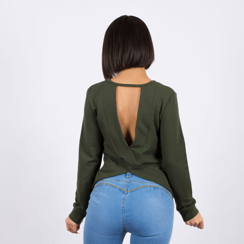 Polera Ethiopia French Terry Lycrado Mujer