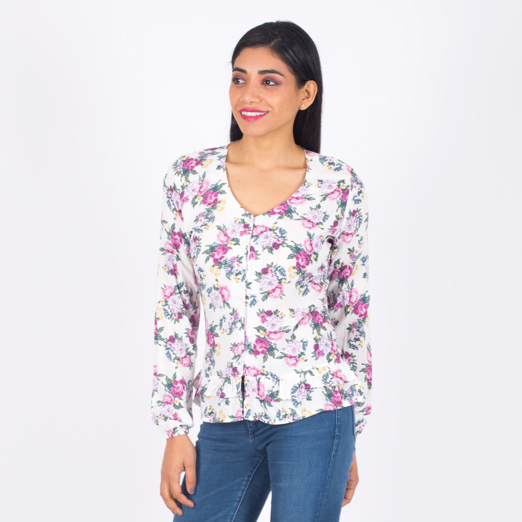Blusa Ethiopia Manga Larga Mujer