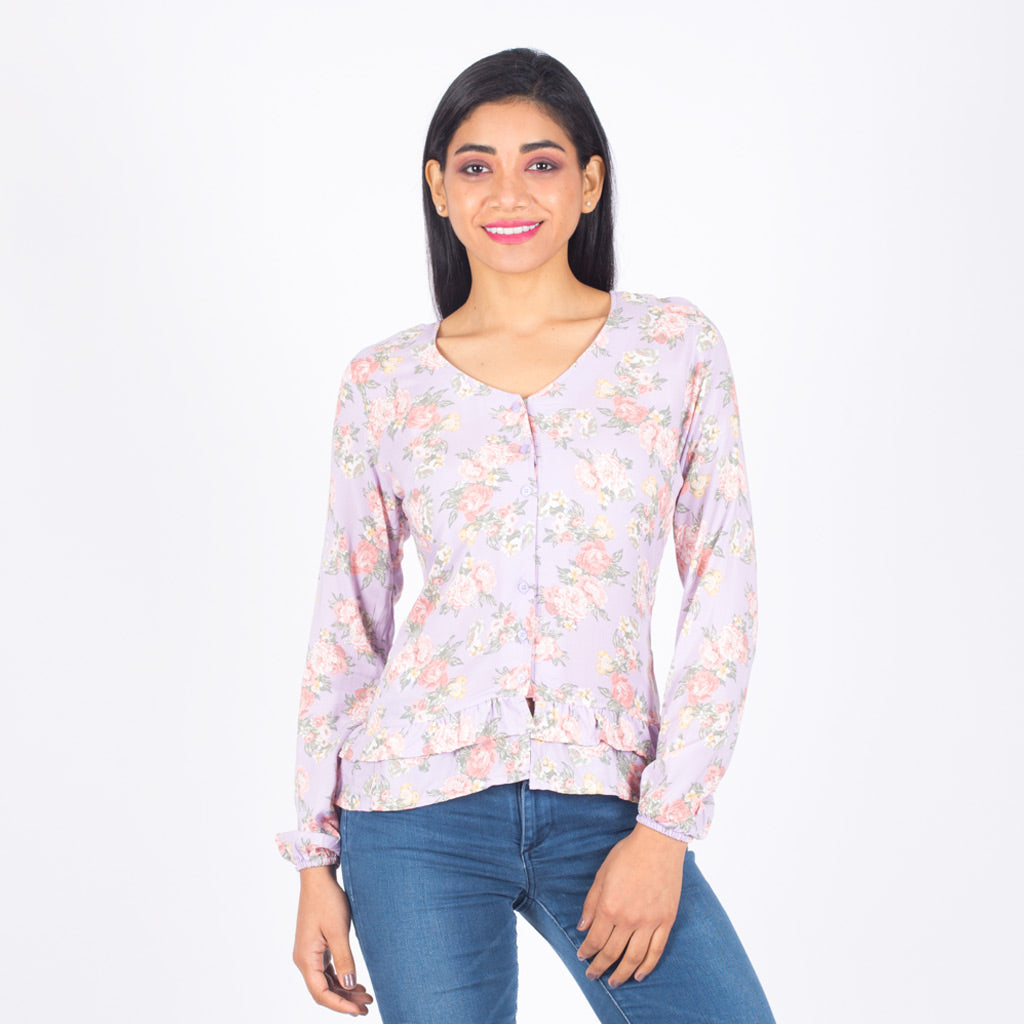 Blusa Ethiopia Manga Larga Mujer