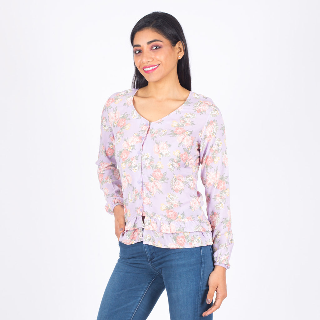 Blusa Ethiopia Manga Larga Mujer