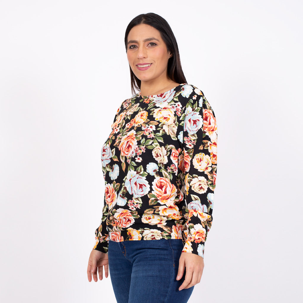 Blusa Ethiopia Manga Larga Mujer