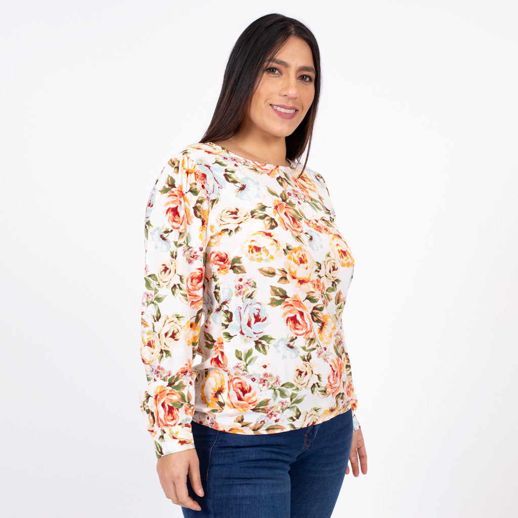 Blusa Ethiopia Manga Larga Mujer