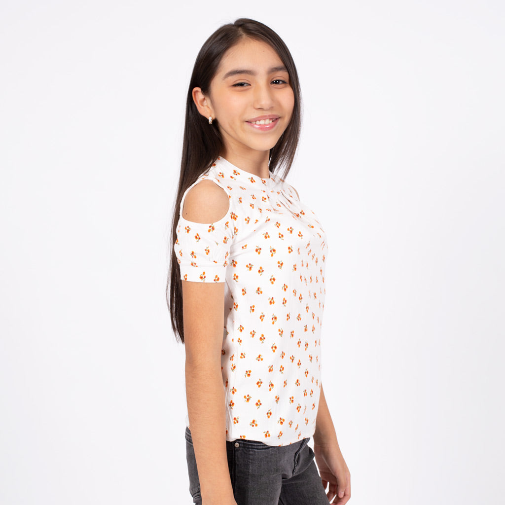 Blusa Essie Rayon Manga Corta Niña