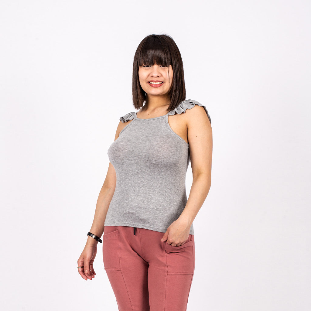 Blusa Ethiopia Manga Cero Mujer