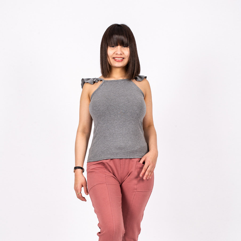 Blusa Ethiopia Manga Cero Mujer