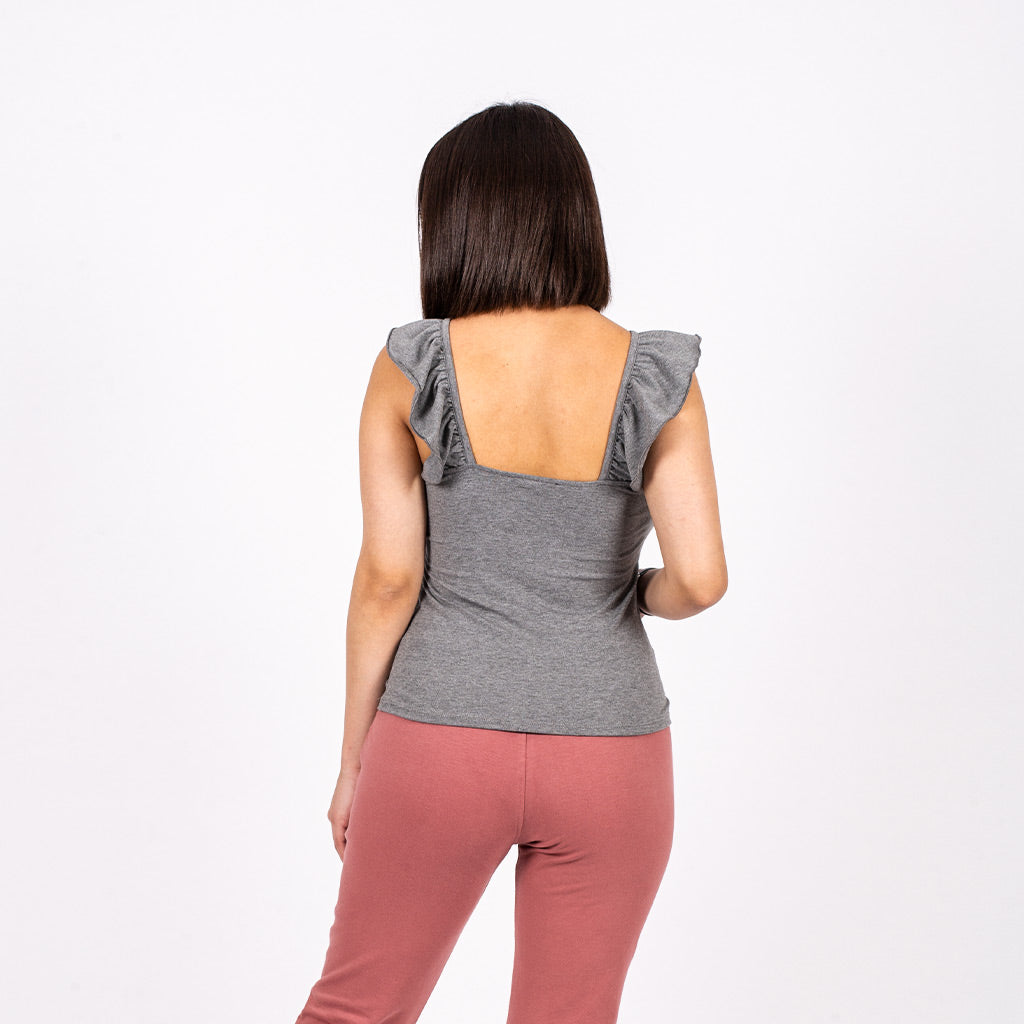 Blusa Ethiopia Manga Cero Mujer