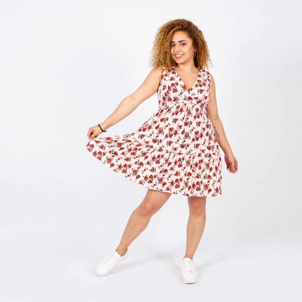 Vestido Ethiopia Viscosa Manga Cero Mujer