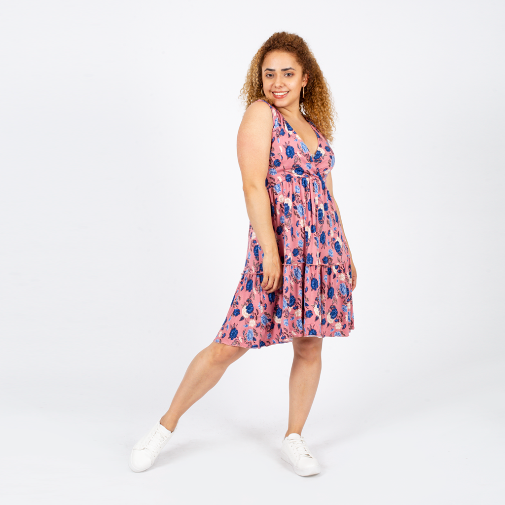 Vestido Ethiopia Viscosa Manga Cero Mujer