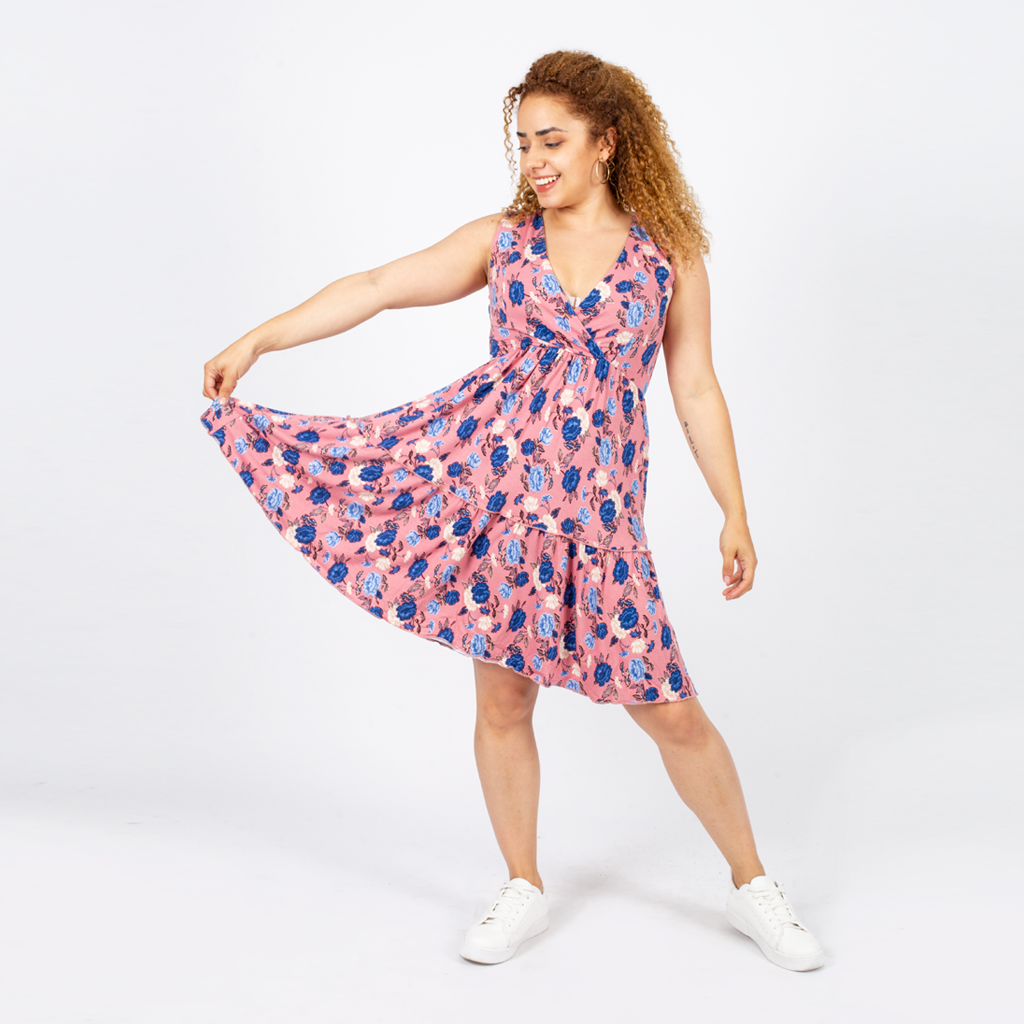 Vestido Ethiopia Viscosa Manga Cero Mujer