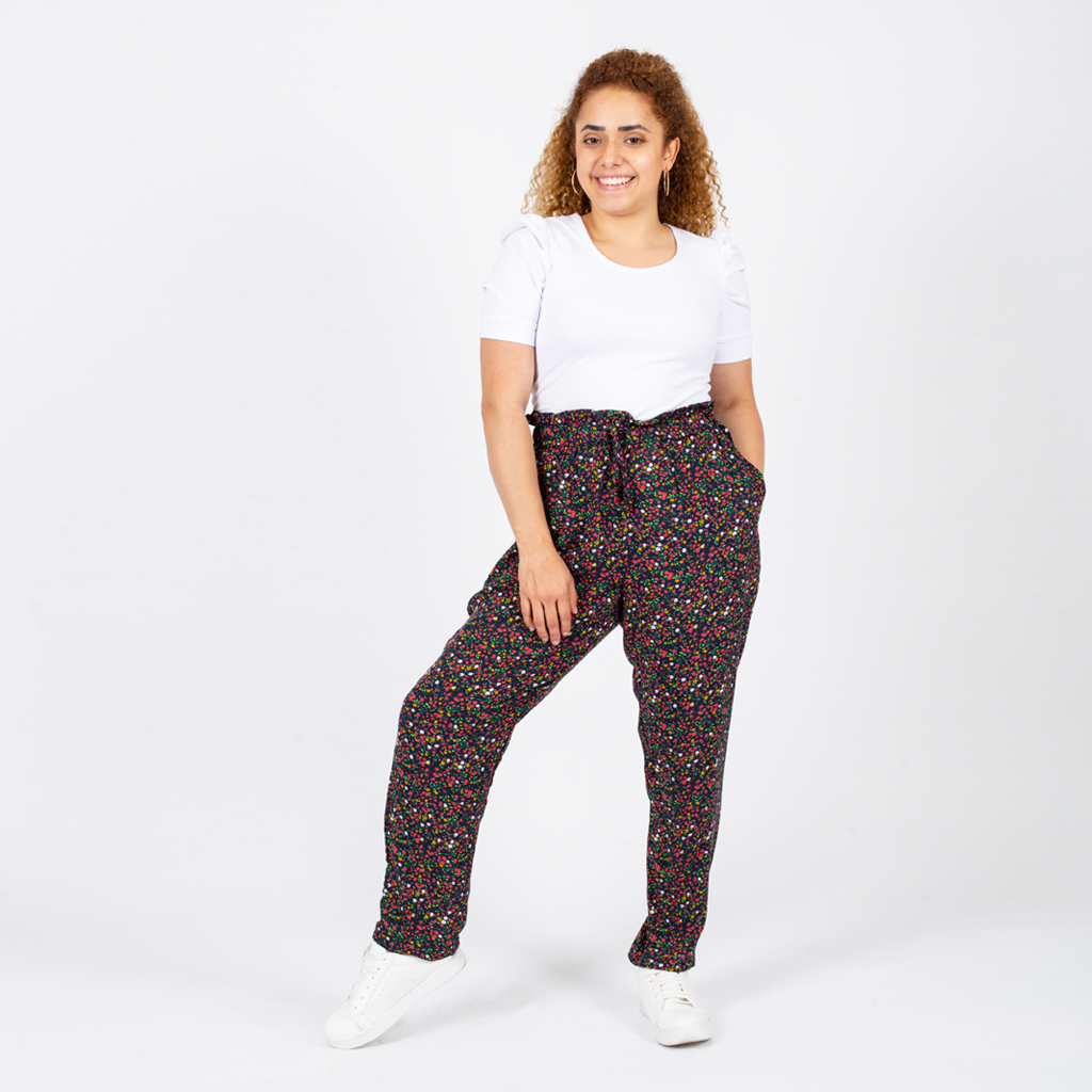 Jogger Ethiopia Rayon Estampado Mujer