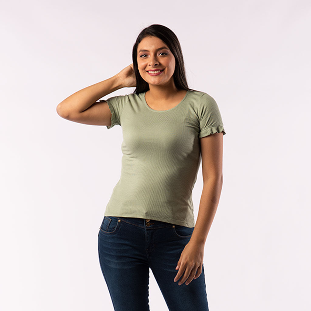 Polo Ethiopia Manga Corta Mujer