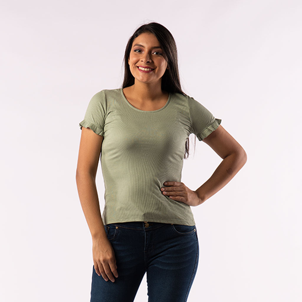 Polo Ethiopia Manga Corta Mujer