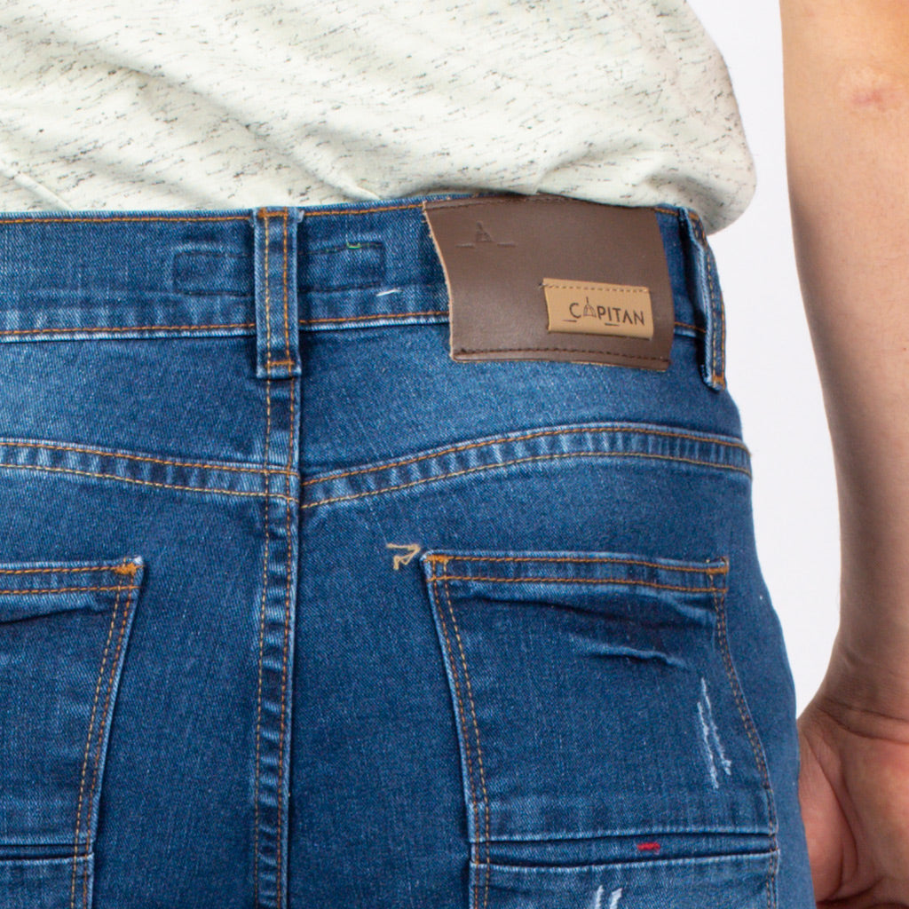 Pantalón Capitan Jeans Denim Stretch Hombre