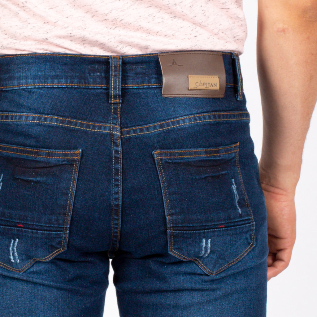 Pantalón Capitan Jeans Denim Stretch Hombre