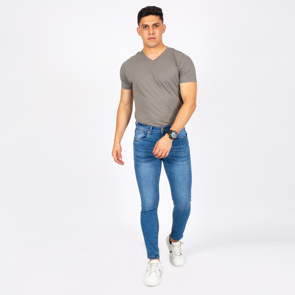 Pantalón Capitan Jeans Denim Stretch Hombre