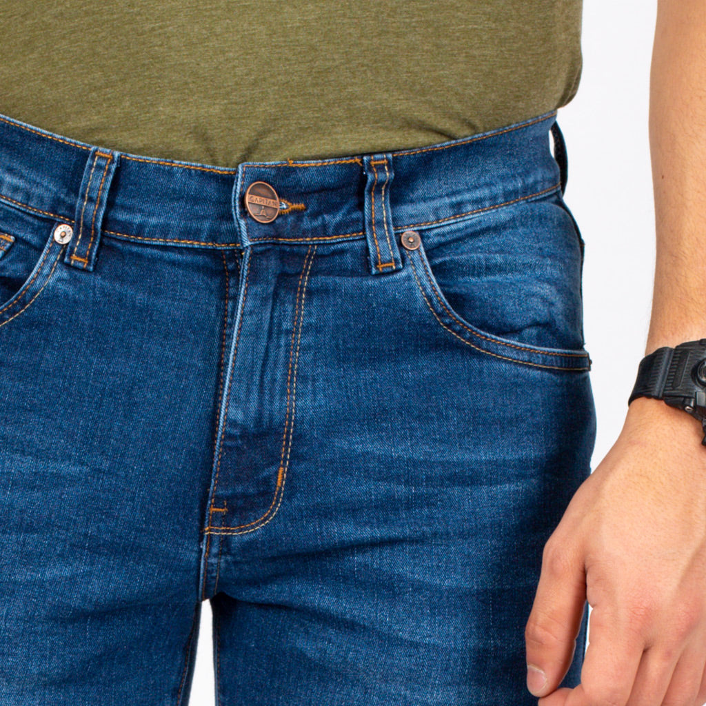 Pantalón Capitan Jeans Denim Stretch Hombre