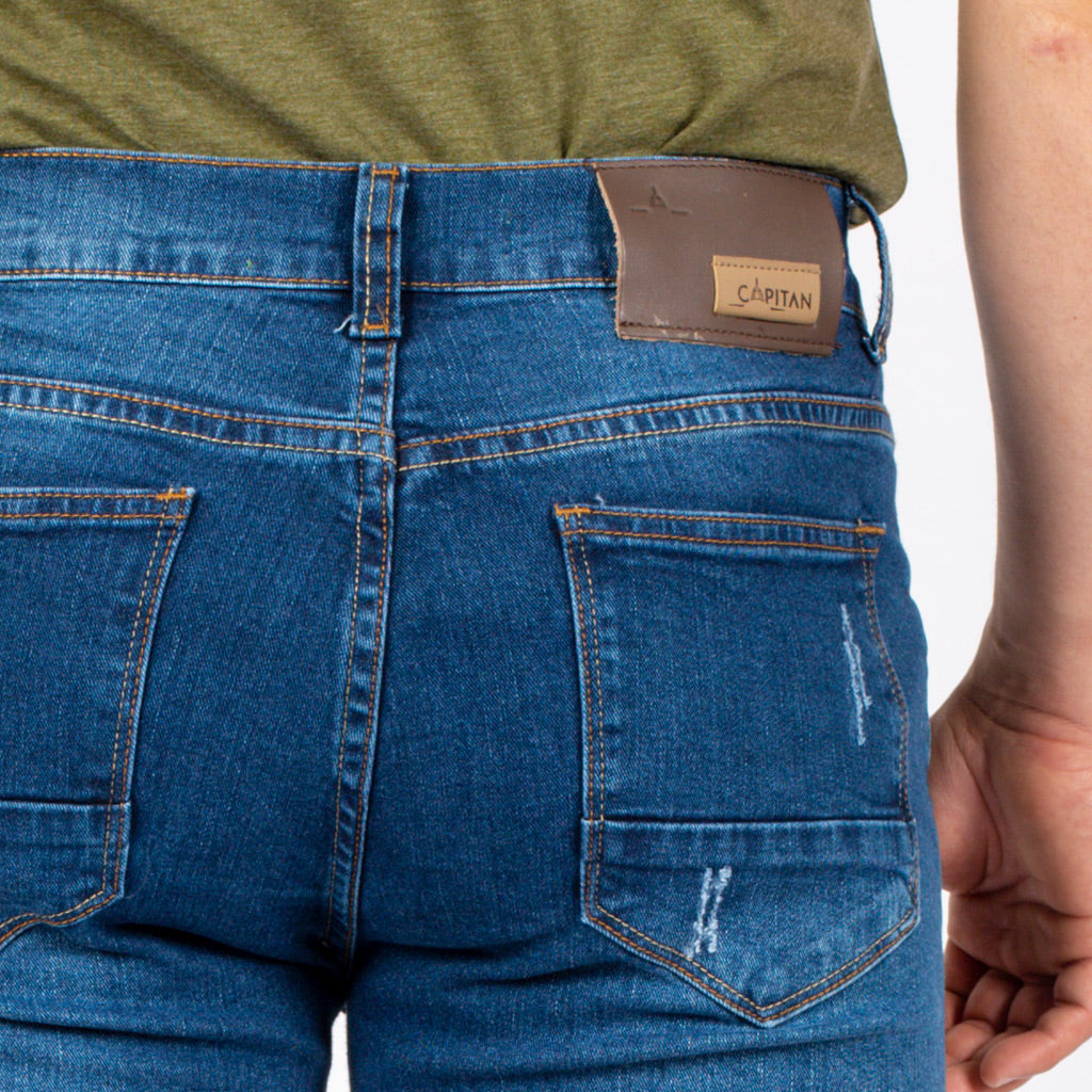 Pantalón Capitan Jeans Denim Stretch Hombre