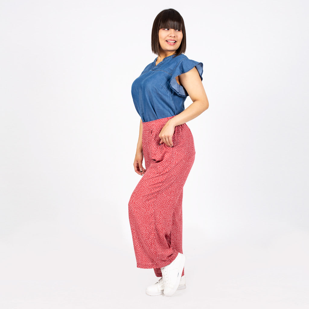 Pantalón Ethiopia Rayon Estampado Mujer