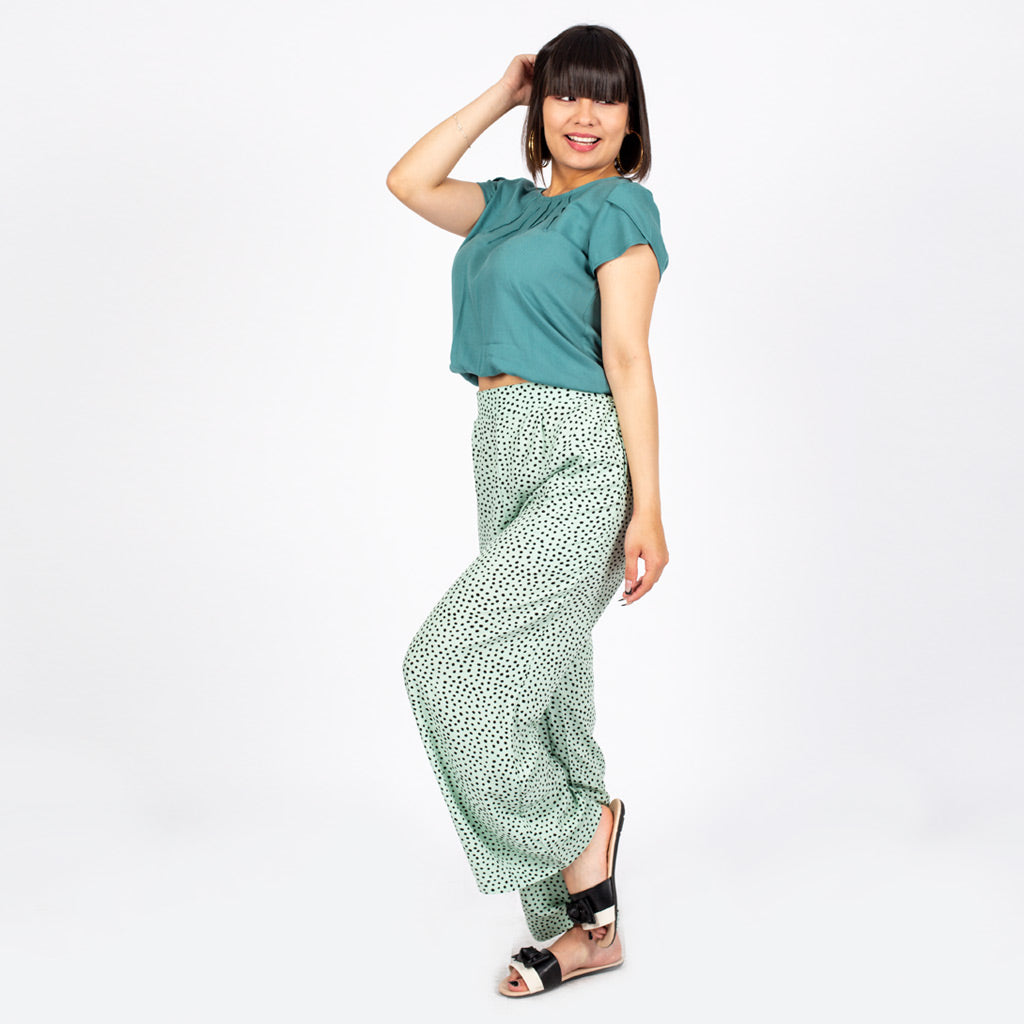 Pantalón Ethiopia Rayon Estampado Mujer