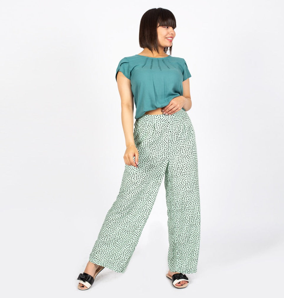 Pantalón Ethiopia Rayon Estampado Mujer