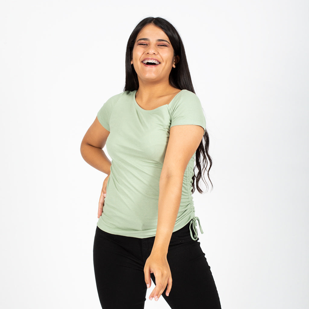 Polo Ethiopia Manga Corta Mujer