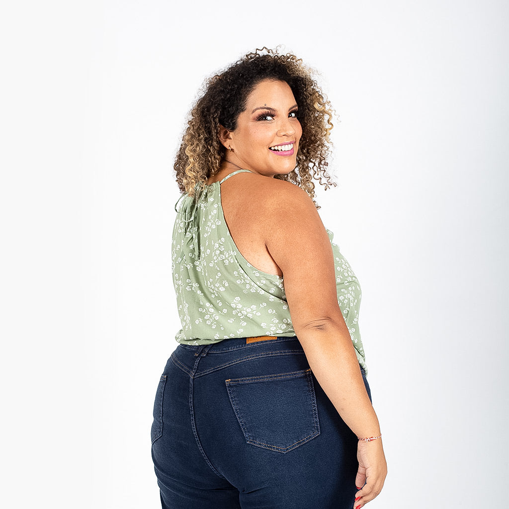 Blusa Magnolia Challis Mujer