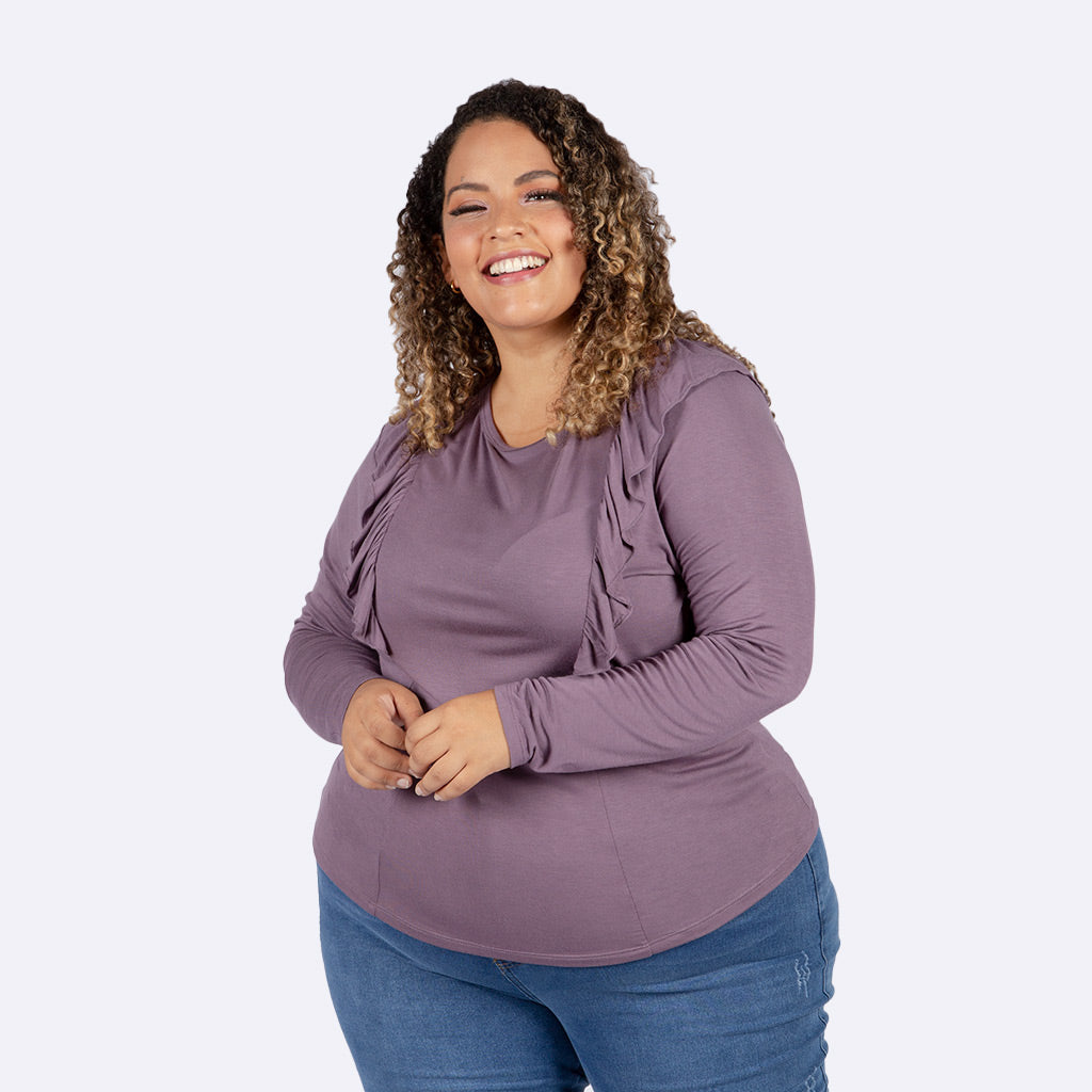 Polo Magnolia Manga Larga Mujer - 2x S/55.00 y 3x S/75.00