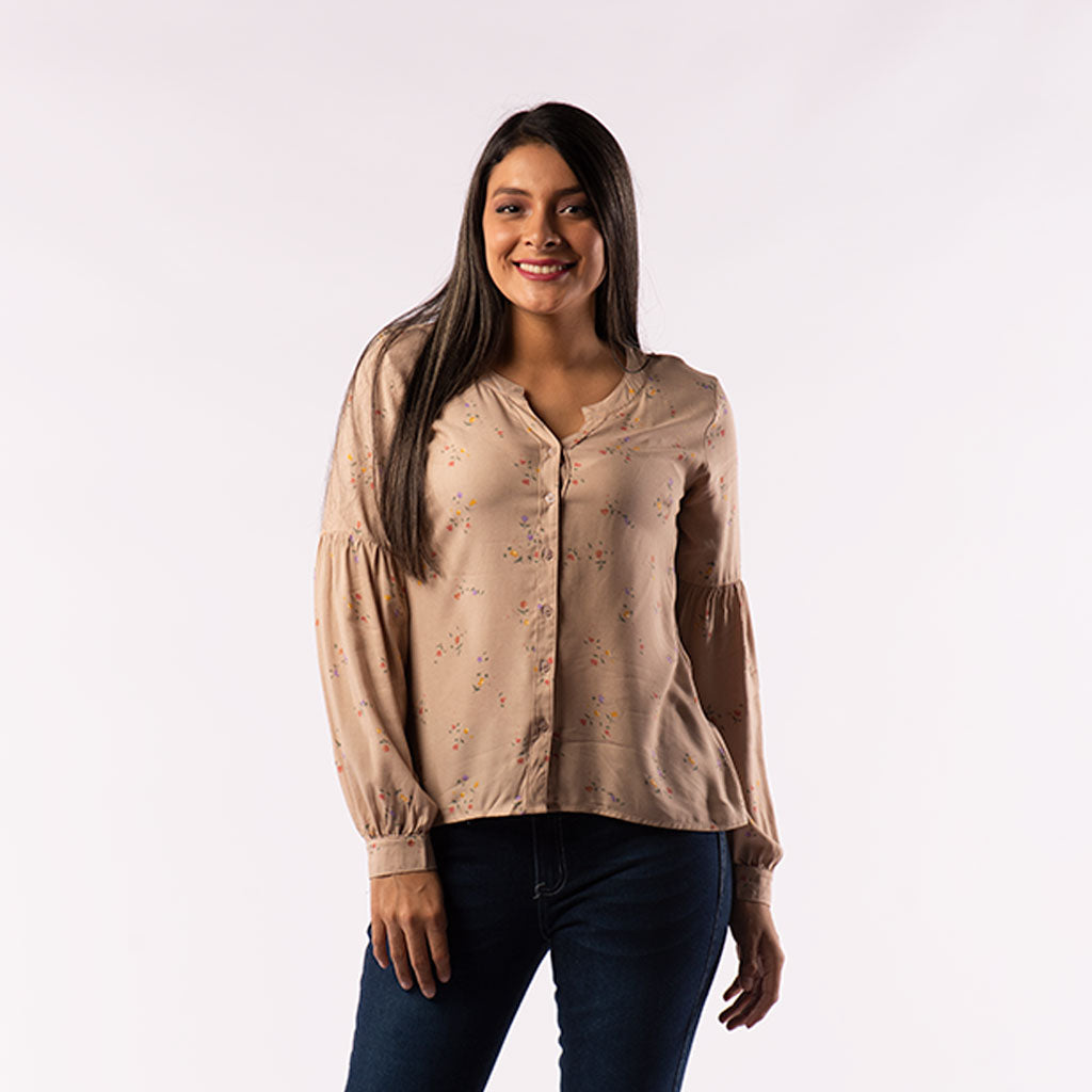 Blusa Ethiopia Manga Larga Mujer