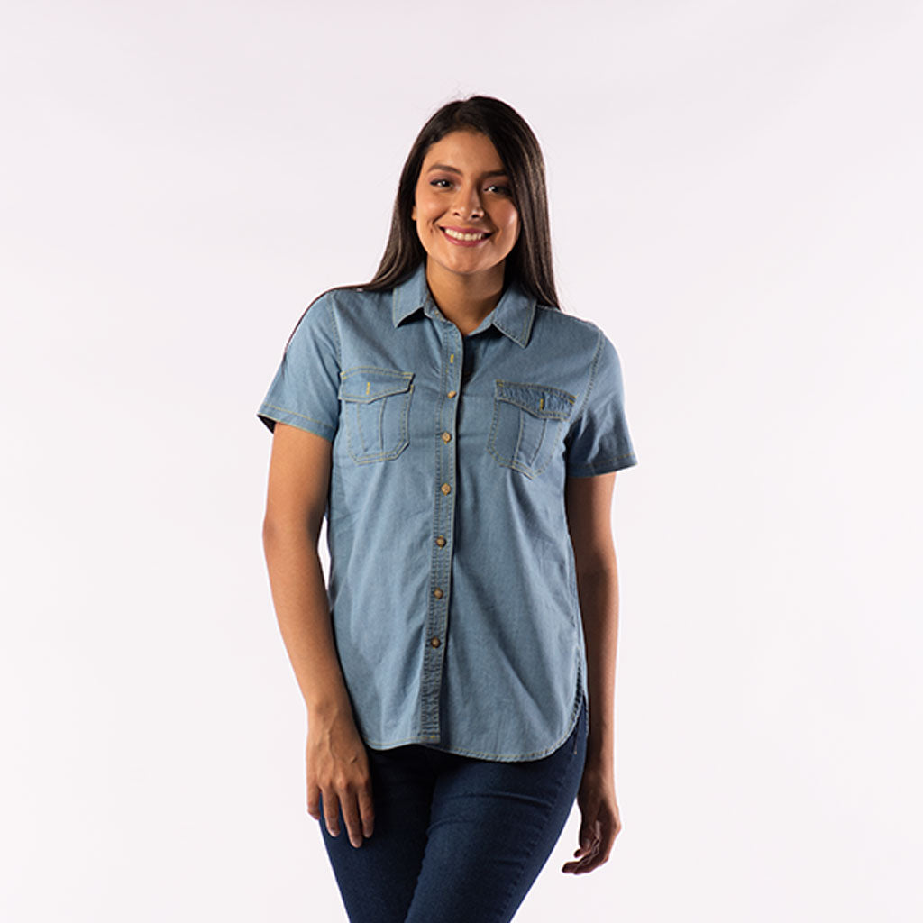 Blusa Ethiopia Denim Mujer