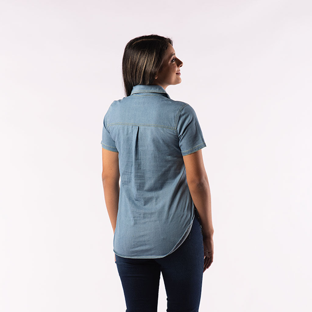 Blusa Ethiopia Denim Mujer