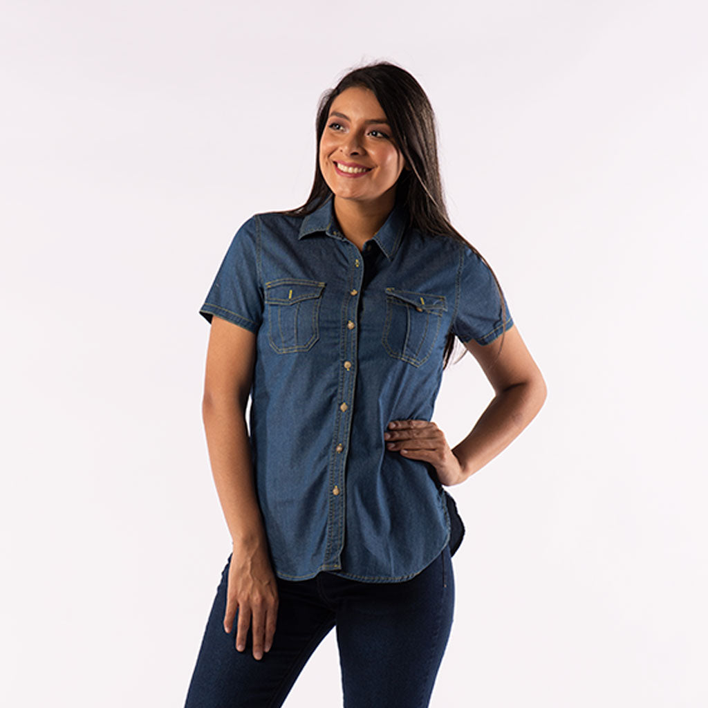 Blusa Ethiopia Denim Mujer