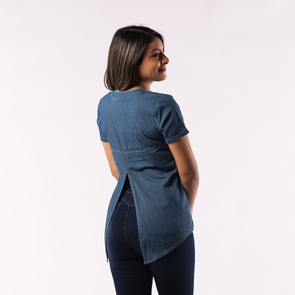 Blusa Ethiopia Manga Corta Mujer