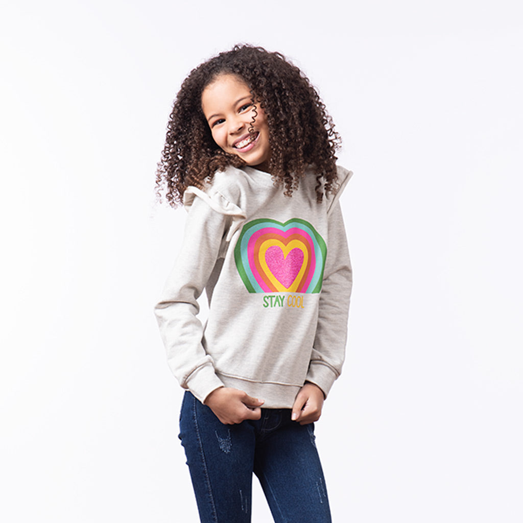 Polera Essie French Terry Niña